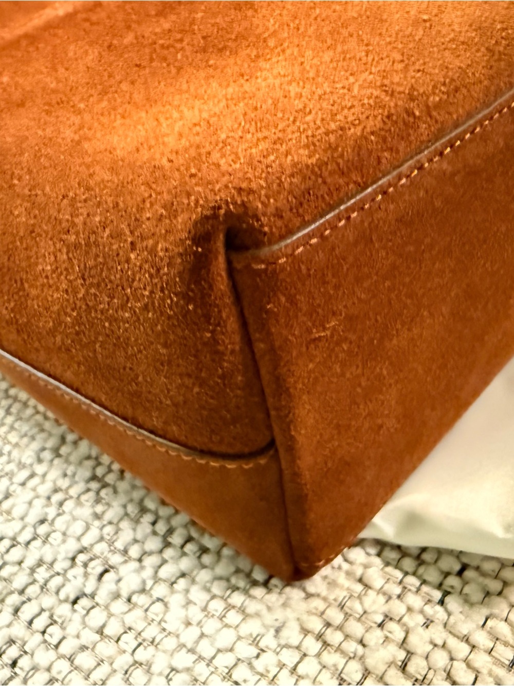 Coach Brooklyn Shoulder Bag 39 Brown Suede Brass Hardware - Picture 12 of 16